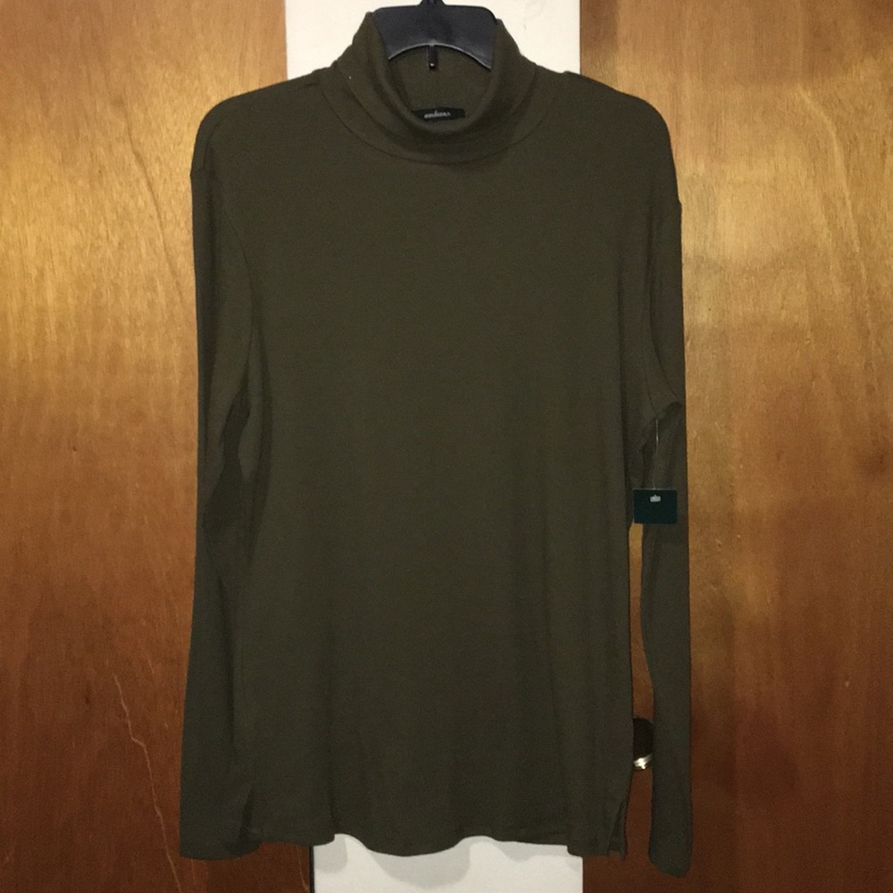 💚NWT Ambiance Ribbed Turtleneck Long Sleeve